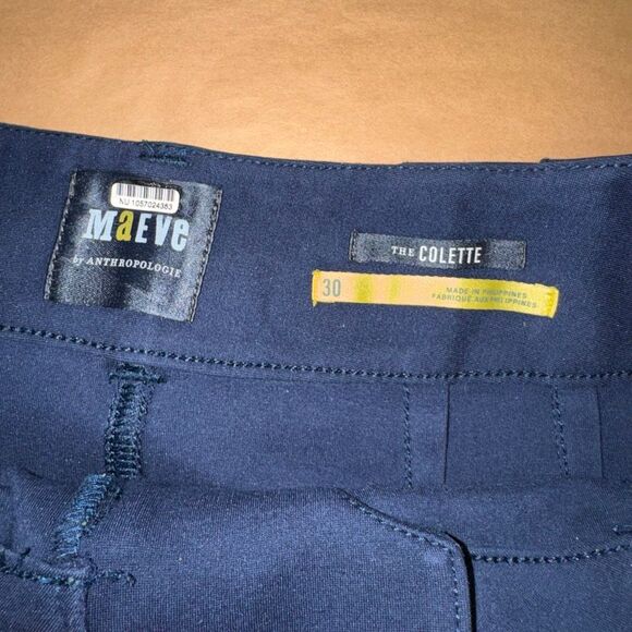 Maeve The Colette Ponte Wide Leg Cropped Pants Size 30 High Rise Stretch - Picture 5 of 10